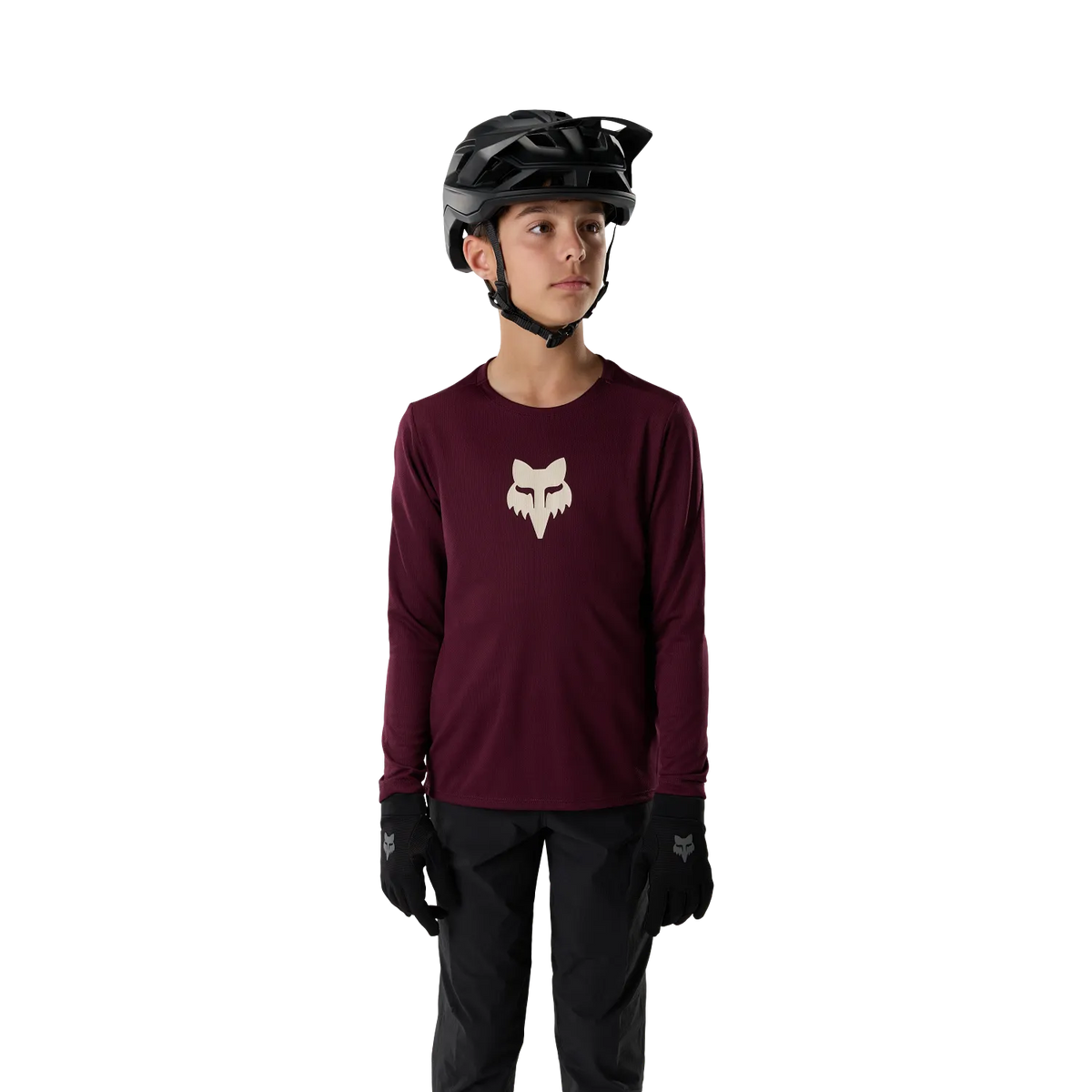 Trikot FOX RANGER FOX HEAD Junior Langarm Bordeaux