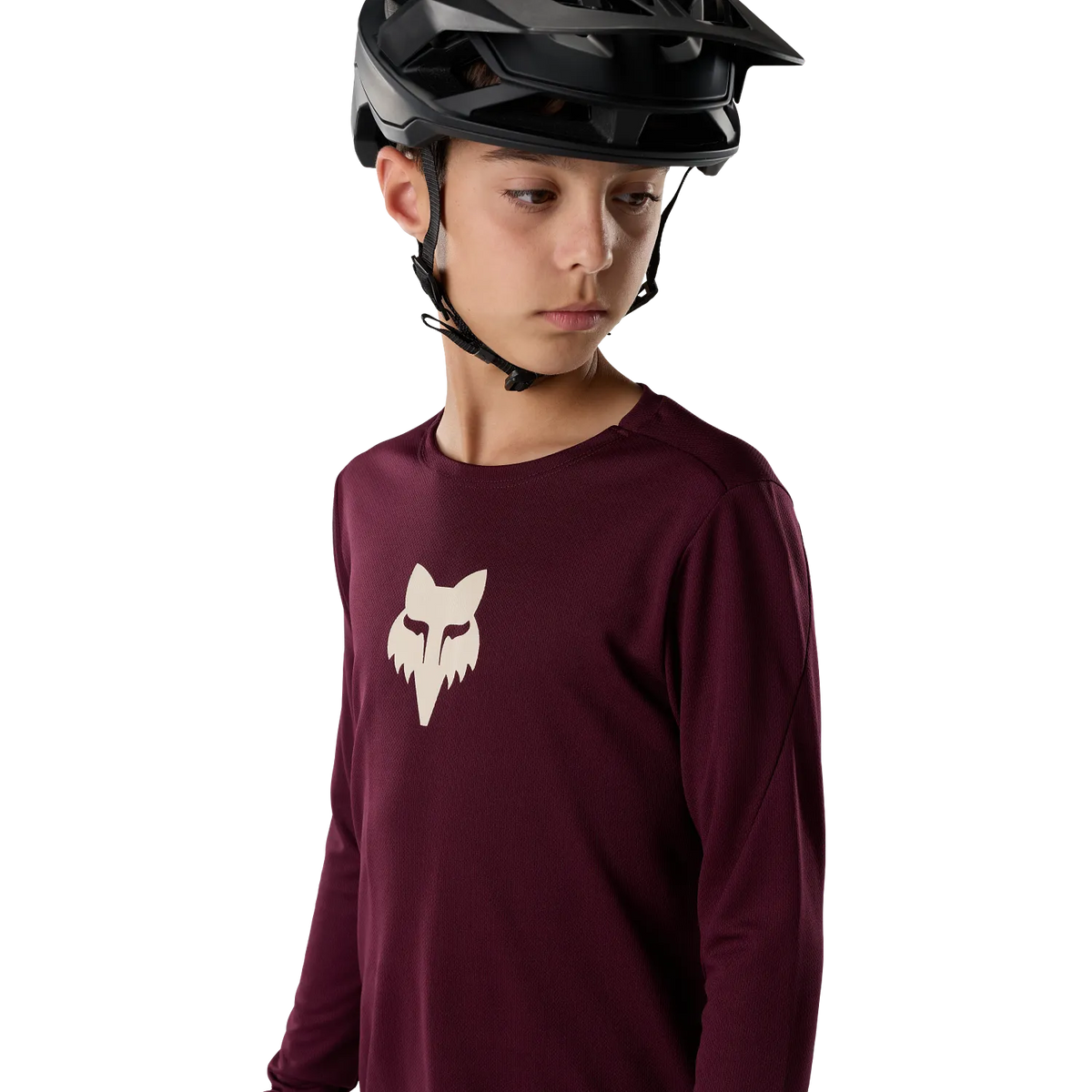 Trikot FOX RANGER FOX HEAD Junior Langarm Bordeaux
