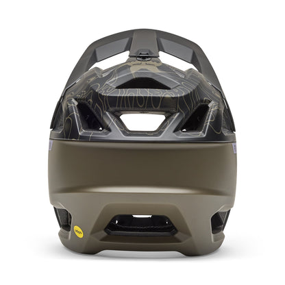 MTB-Helm FOX PROFRAME FREQUENCY MIPS Khaki/Schwarz