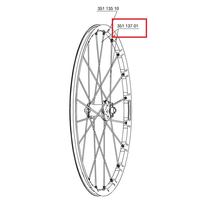 KIT 10 SPEICHEN MAVIC AV/AR M7/7 CROSSMAX SLR 29" 299,5MM