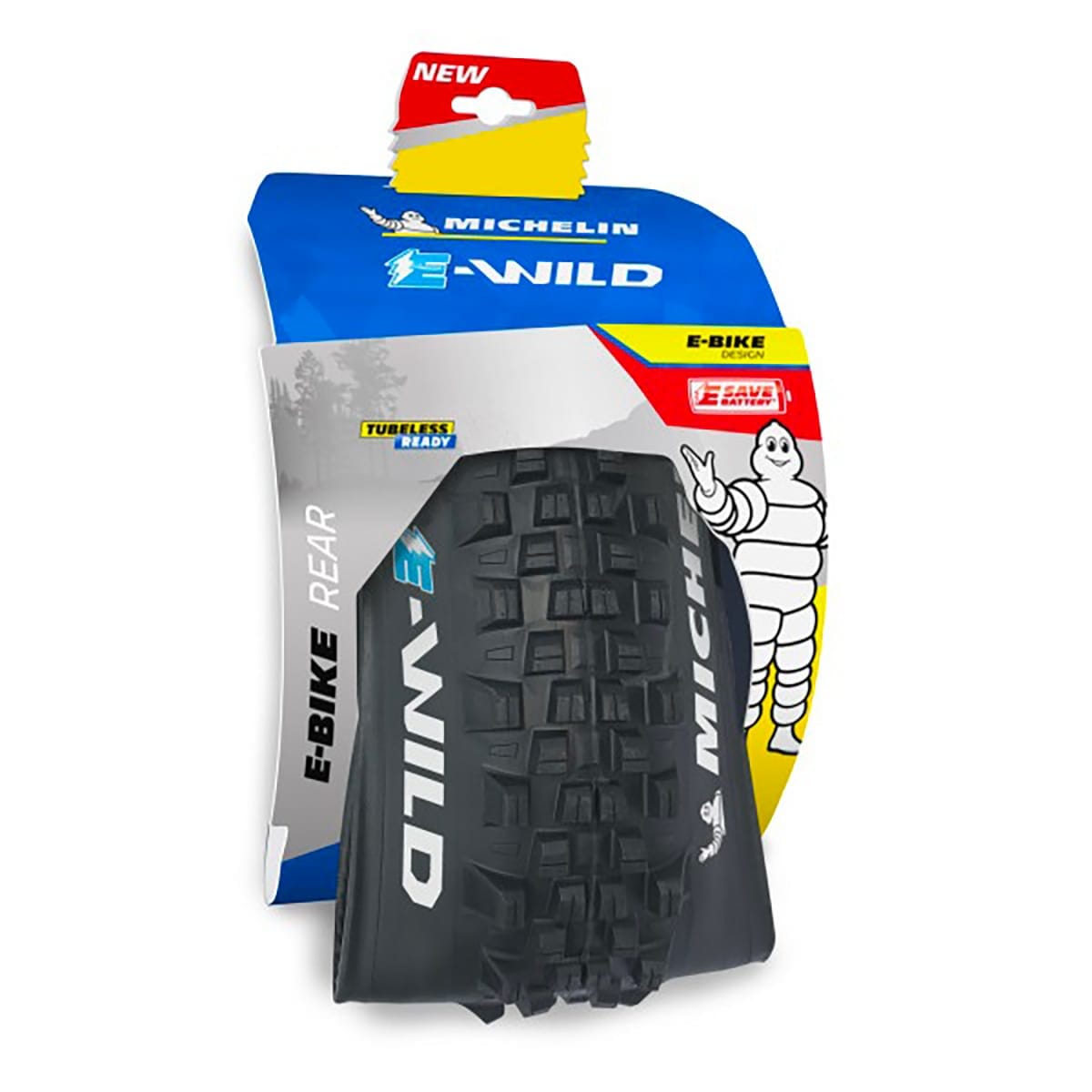 Pneu MICHELIN E-WILD REAR  29x2.60 GUM-X Tubeless Ready Souple