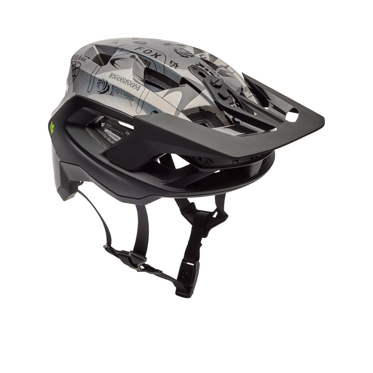 MTB-Helm FOX SPEEDFRAME PRO LUNAR Schwarz/Grau - Sonderedition