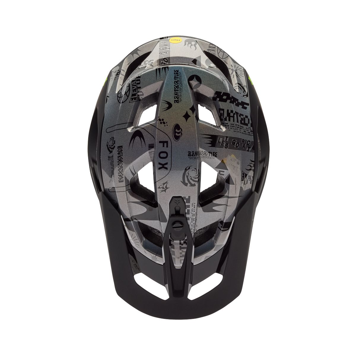 MTB-Helm FOX SPEEDFRAME PRO LUNAR Schwarz/Grau - Sonderedition