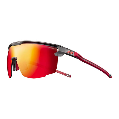 Brille JULBO ULTIMATE Schwarz/Rot Reactiv Gelb/Braun