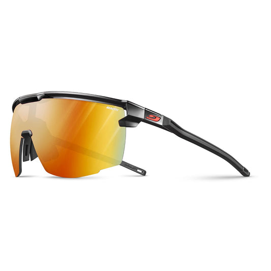 JULBO ULTIMATE Brille Schwarz/Rot Reactiv Light Amplifer Photochromic