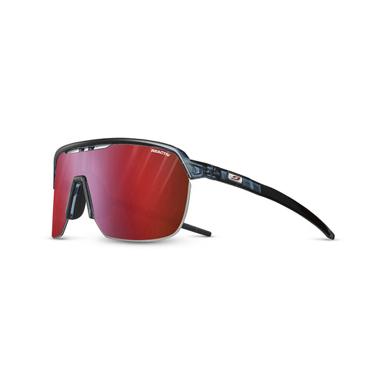 JULBO FREQUENCY Brille Blau Transluzent/Schwarz Reactiv High Contrast Photochromatisch