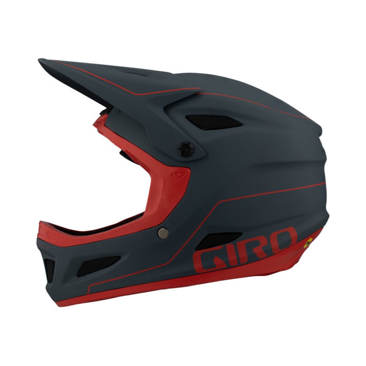 MTB-Helm GIRO DISCIPLE MIPS Grau/Rot