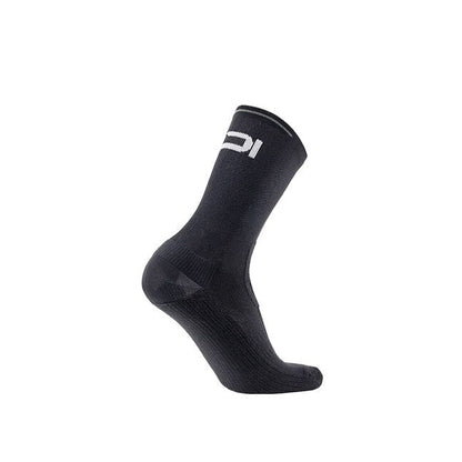 Sidi Visibilis schwarze Fahrradsocken, 20 cm