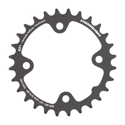 Innenkettenblatt STRONGLIGHT CT² Sram 10V 4 Loch 80 mm