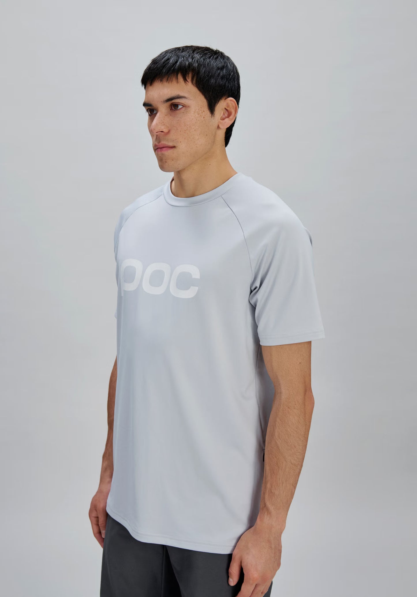 POC REFORM ENDURO Trikot Kurzarm Hellgrau