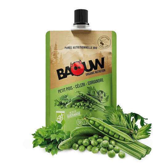 BAOUW Bio Energetisches Püree Rezept Salzige Erbsen-Sellerie-Koriander (90g)