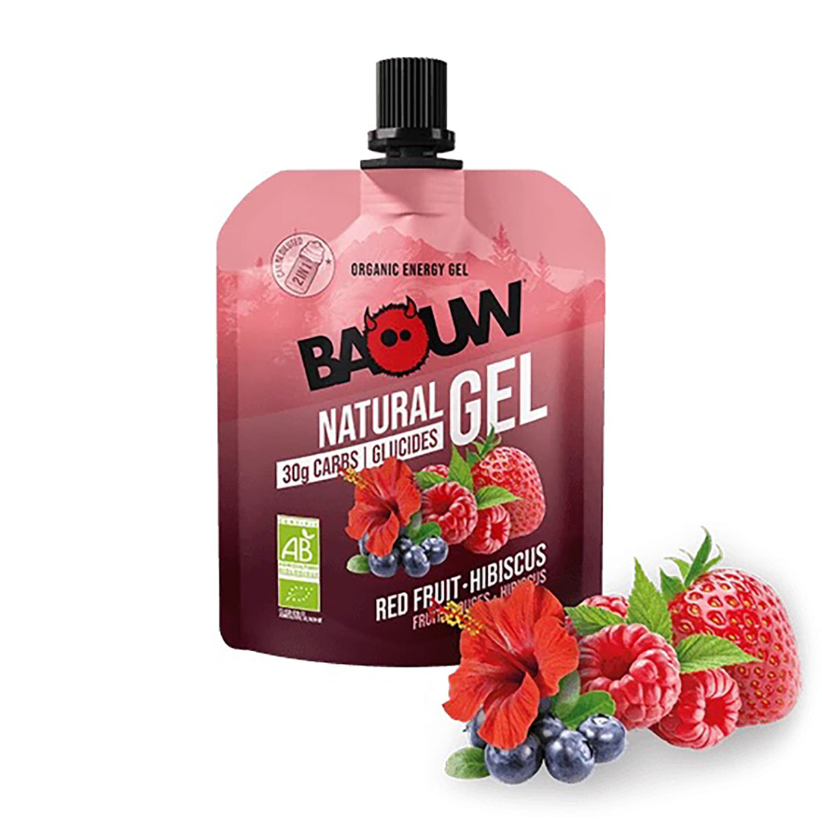 BAOUW BIO Energie-Gel Rote Früchte-Hibiskus (85g)