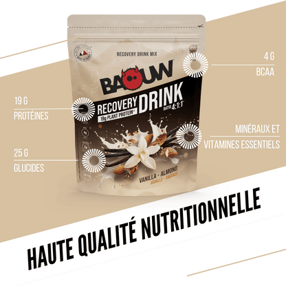 Erholungsgetränk BAOUW RECOVERY (500g) Vanille Mandel