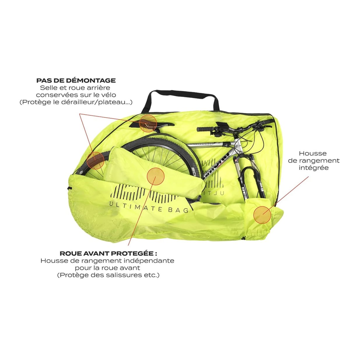 Fahrradtasche MTB BUDS MTBAG LIGHT Schwarz