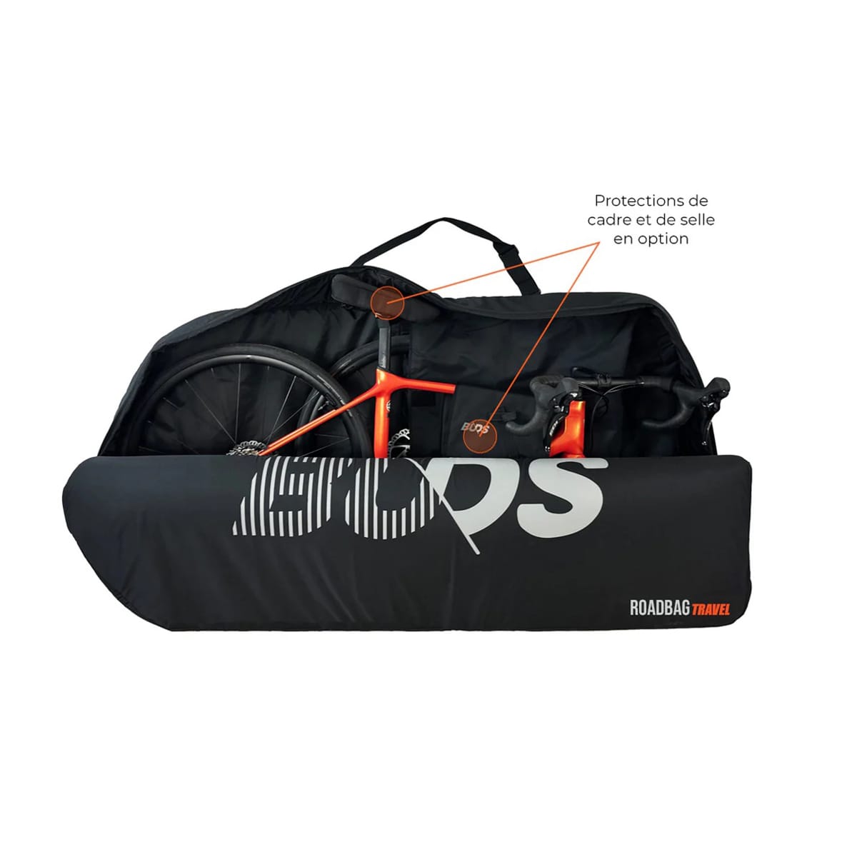 Fahrradtasche BUDS ROADBAG TRAVEL (Flugzeugspezial) Schwarz