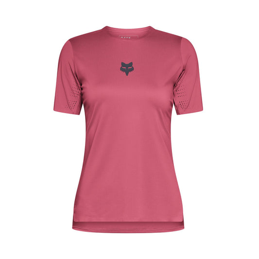 FOX FLEXAIR Damen Trikot Kurzarm Berry