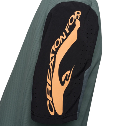 Trikot FOX DEFEND CREATION Kurzarm Sage