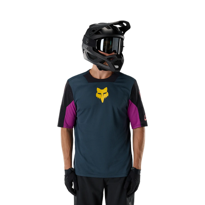 FOX DEFEND CREATION Kurzarmtrikot Blau