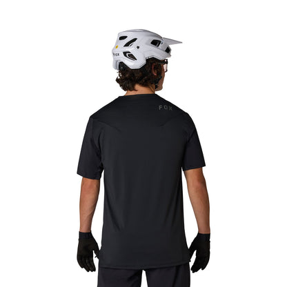 Trikot FOX FLEXAIR Kurzarm Schwarz