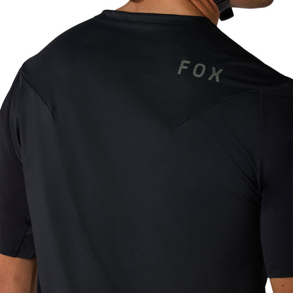 Trikot FOX FLEXAIR Kurzarm Schwarz