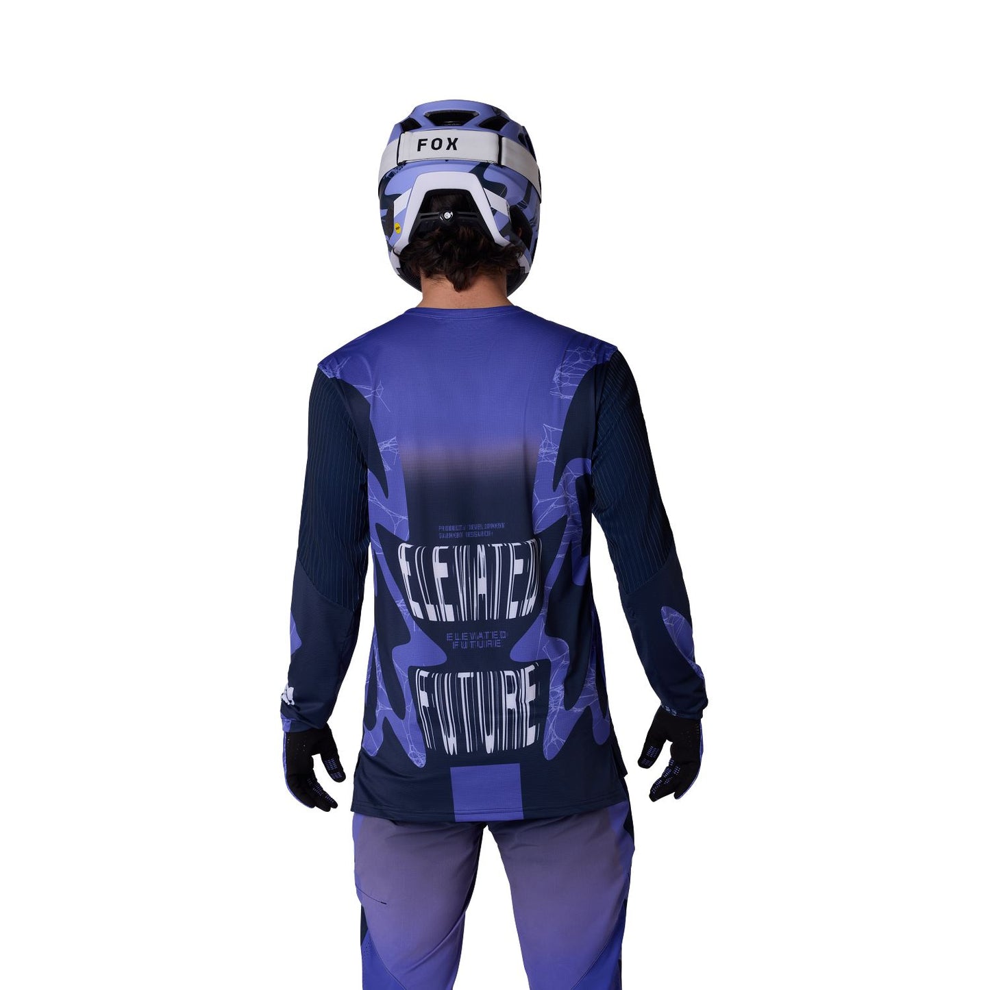 FOX FLEXAIR DIFFUSE SE Trikot Langarm Violett Blueberry