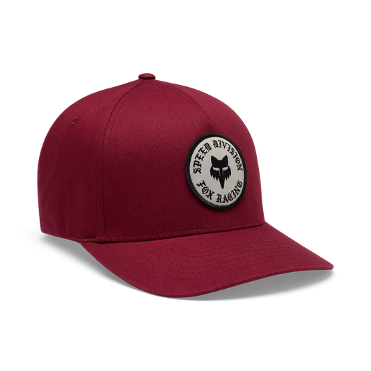 FOX BADGE FLEXFIT Cap Bordeaux Cabernet