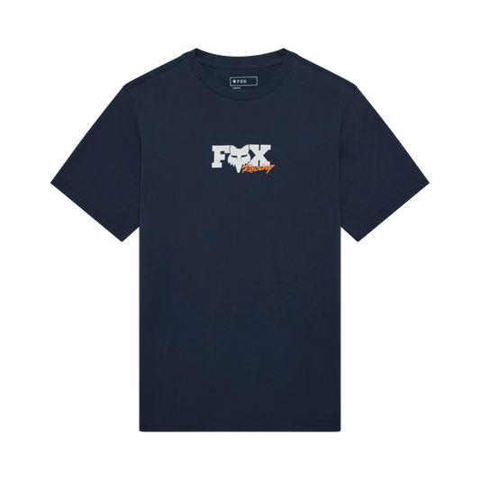 T-Shirt FOX CHECKER 195 ORIGINAL Kurzarm Midnight Blau
