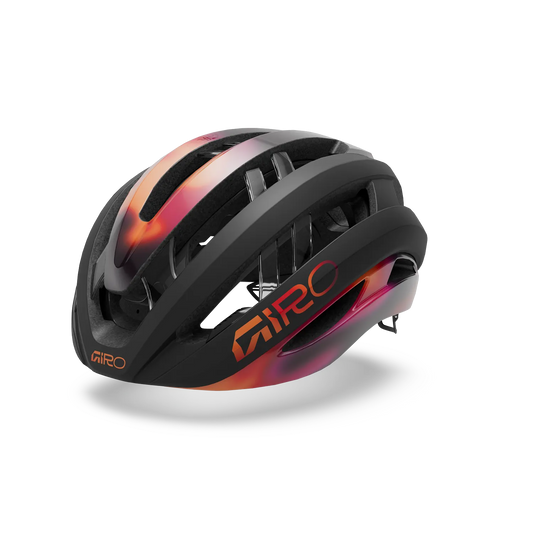 GIRO ARIES MIPS SPHERICAL Rennradhelm Schwarz/Orange