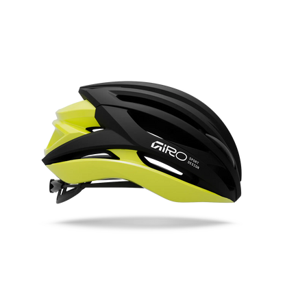 Rennradhelm GIRO SYNTAX MIPS Schwarz/Gelb Hi Viz