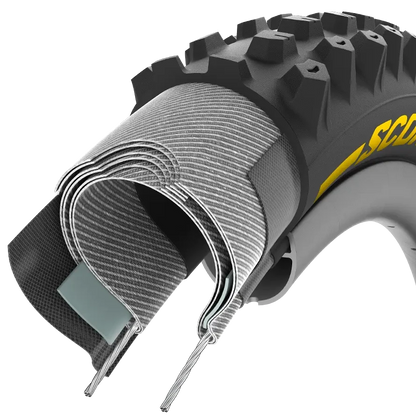 Reifen PIRELLI SCORPION RACE DH S 29x2.5 Tubeless Ready Faltbar Schwarz/Gelb 3907600