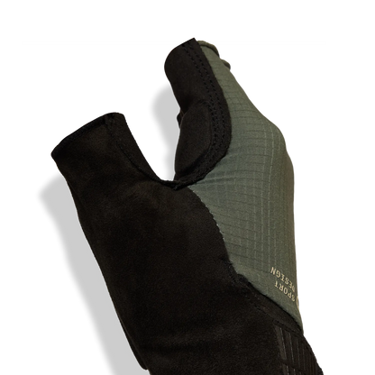 Kurze Handschuhe GIRO BRAVO II Gel Khaki
