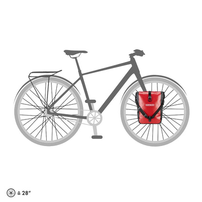 Gepäckträgertaschen-Paar ORTLIEB SPORT ROLLER 25 L Rot