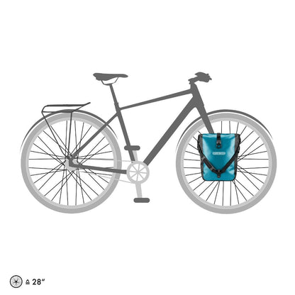Paar Gepäckträgertaschen ORTLIEB SPORT ROLLER 25 L Blau