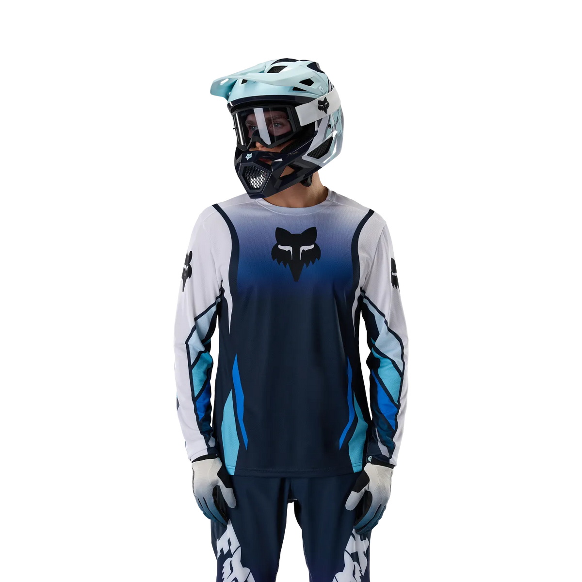 FOX RANGER FOUNDRY Langarmtrikot Blau
