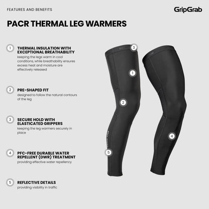 GRIPGRAB PACR THERMAL Beinlinge Schwarz