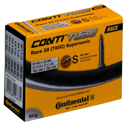 Schlauch CONTINENTAL RACE SUPERSONIC 700x20/25c Presta