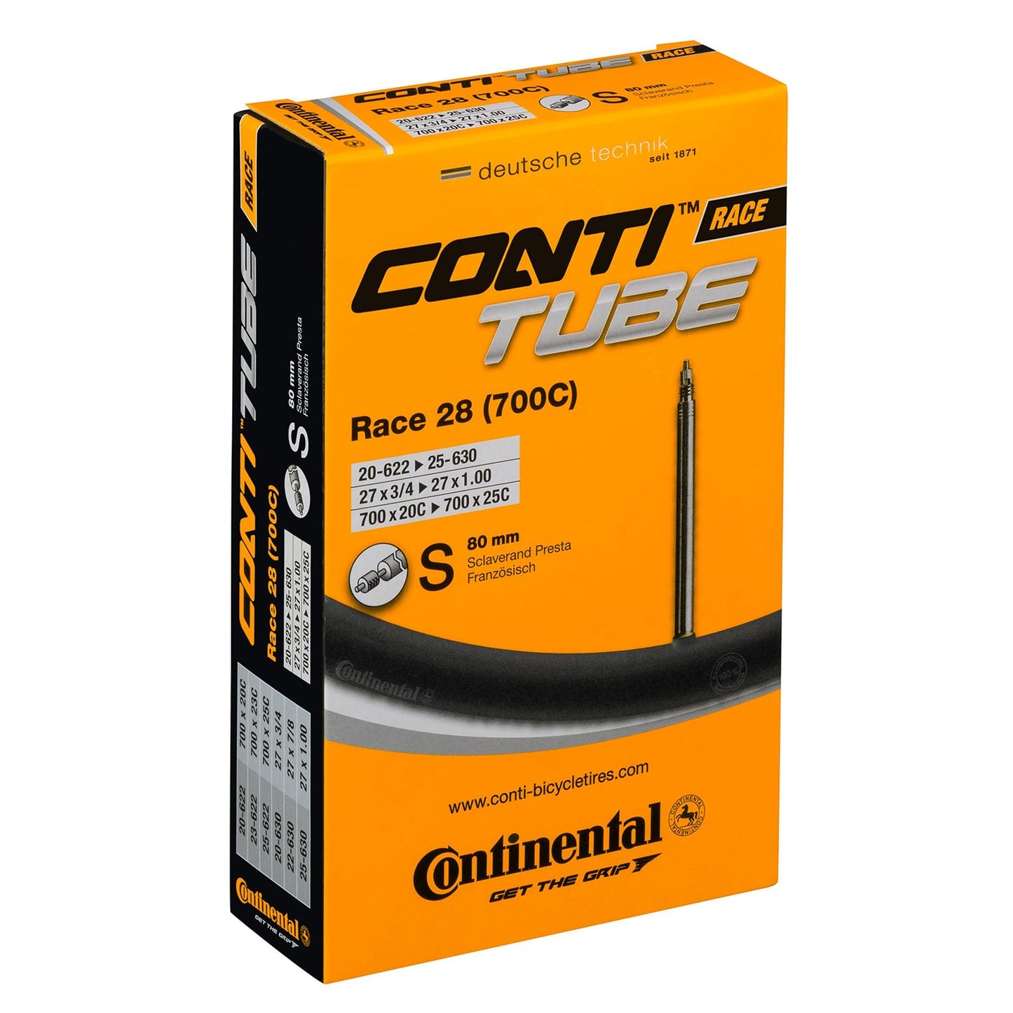 Luftkammer CONTINENTAL RACE 700x20/25c Presta