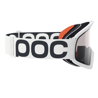Maske POC ORA Weiß Visier Clarity Trail Cloudy Brown