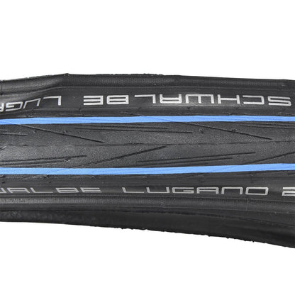 Reifen SCHWALBE LUGANO II 700x25c TubeType K-Guard Tubetype Faltbar Blau