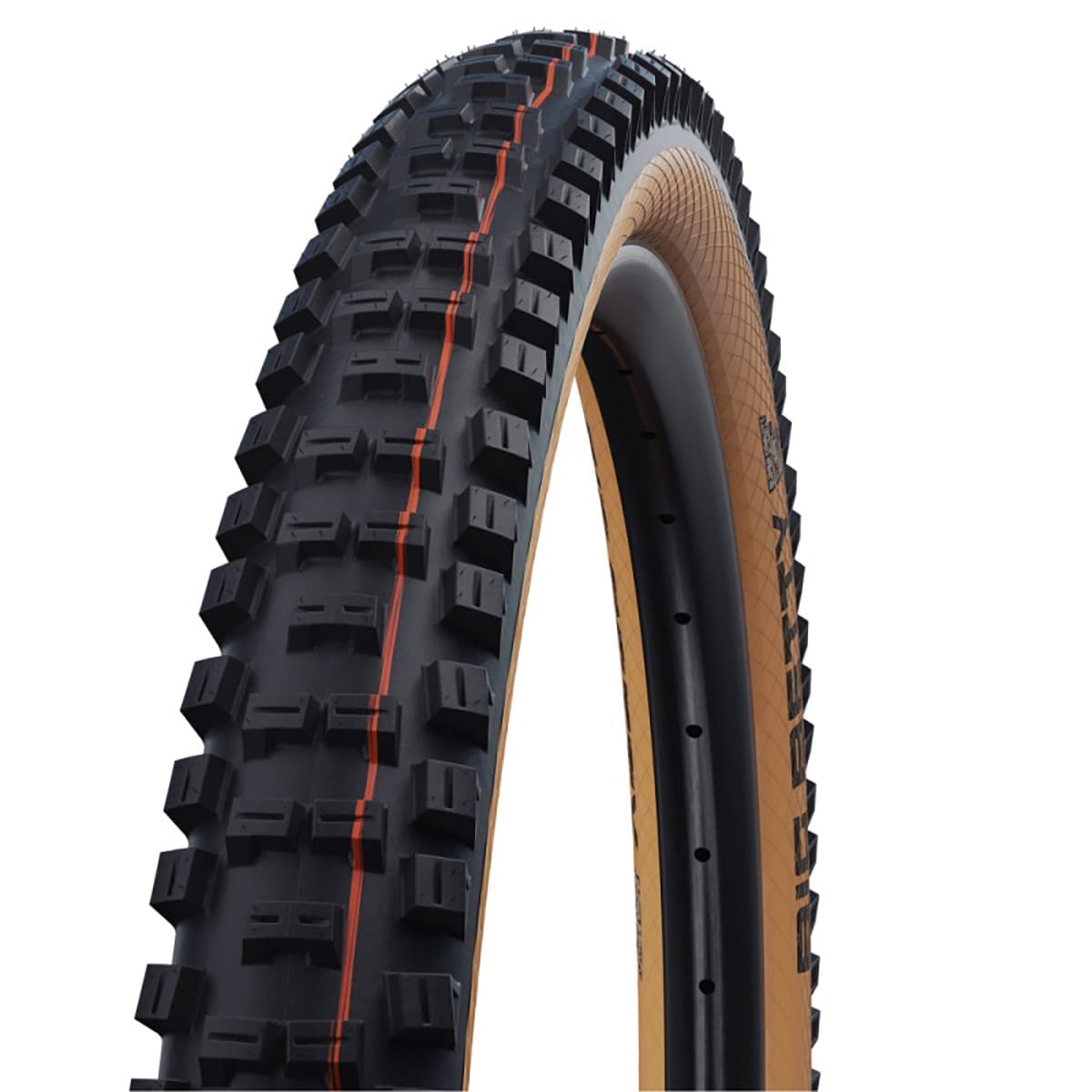 Pneu SCHWALBE BIG BETTY 29x2.40 Super Gravity Addix Soft Tubeless Ready Souple Noir/Marron