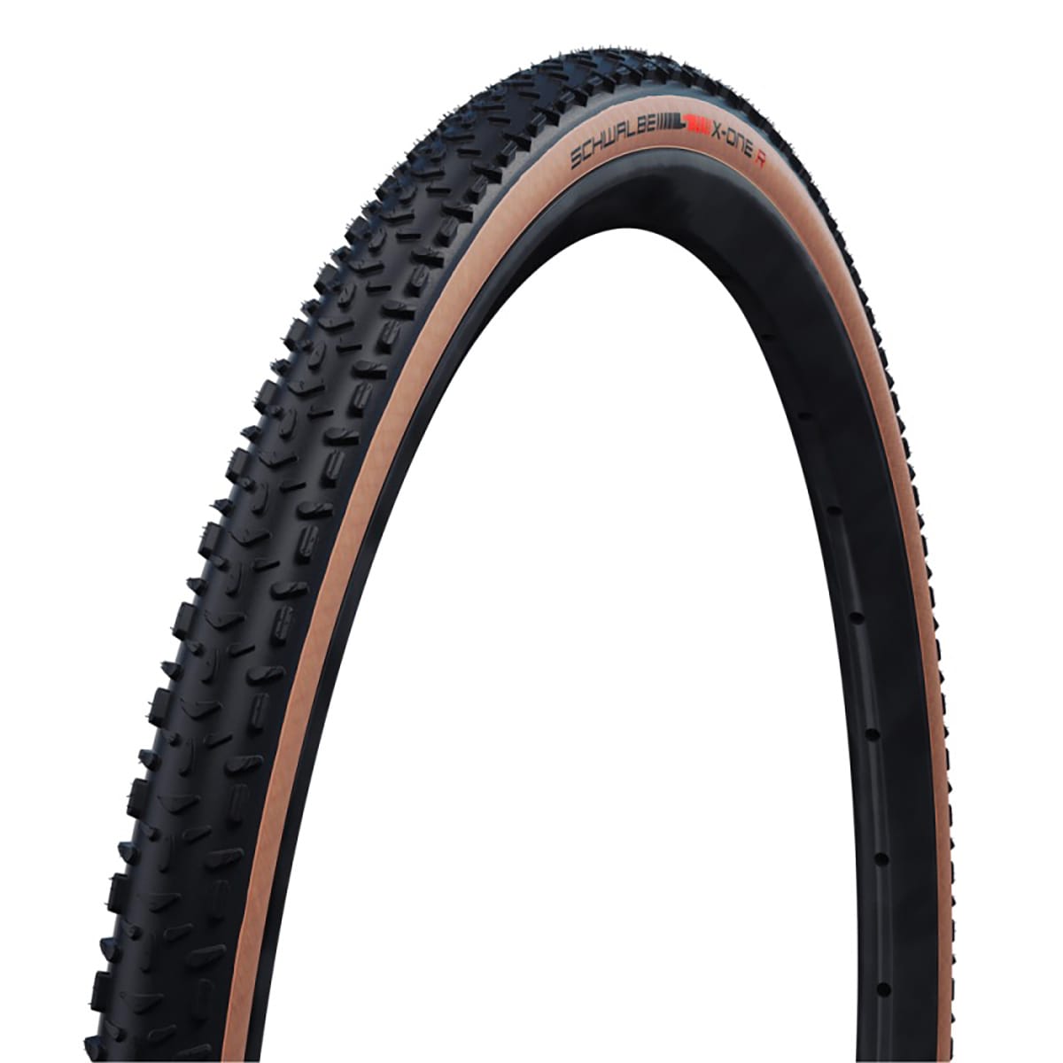 Reifen SCHWALBE X-ONE R ADDIX Race Super Race V-Guard 700x33c Tubeless Ready Beige