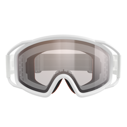 Maske POC ZYGON Weiß Scheibe Clarity Trail Cloudy Brown