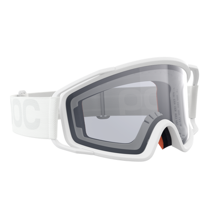 Maske POC ZYGON Weiß Scheibe Clarity Universal Cloudy Grey