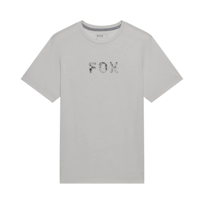 T-Shirt FOX SLOWBURN DRI-RELEASE Kurzarm Hellgrau