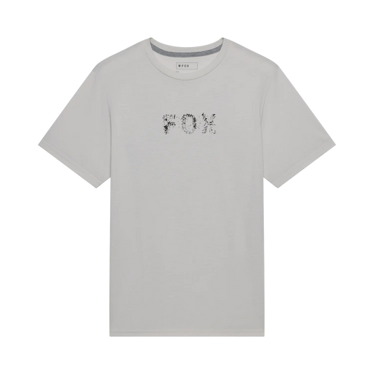 T-Shirt FOX SLOWBURN DRI-RELEASE Kurzarm Hellgrau