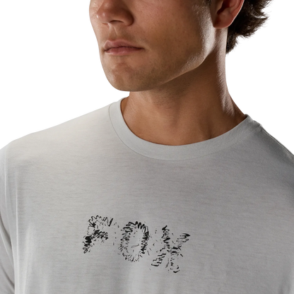 T-Shirt FOX SLOWBURN DRI-RELEASE Kurzarm Hellgrau