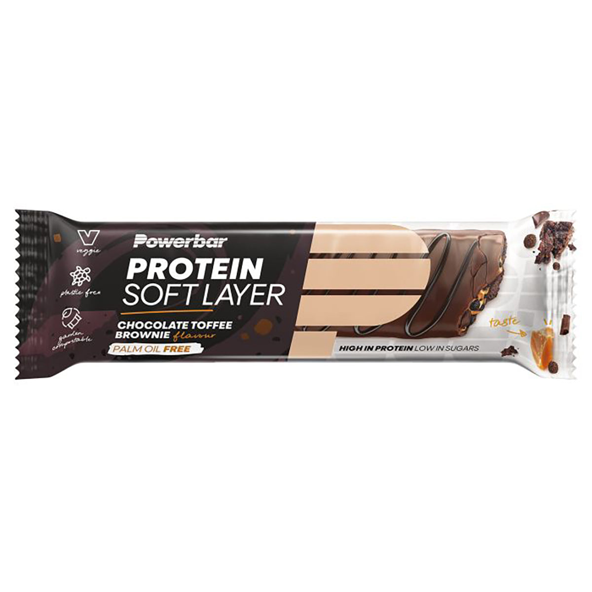 POWERBAR PROTEIN SOFT LAYER Recovery Bar (40g) Brownie Chocolate