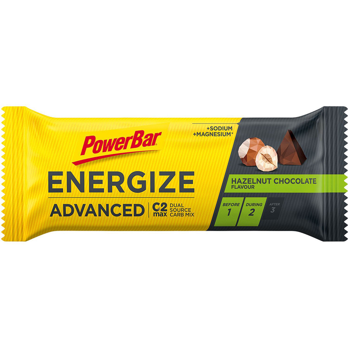 POWERBAR ENERGIZE ADVANCED Energieriegel (55g) Haselnuss-Schokolade