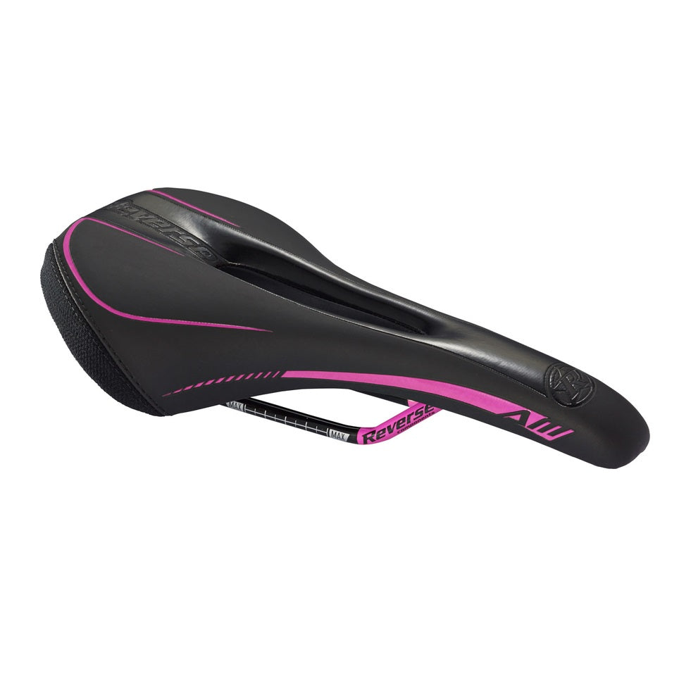 Sattel REVERSE COMPONENTS AM ERGO Rails CrMo Schwarz/Pink