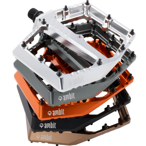 AMBIT Breach Medium Flat Pedals Schwarz